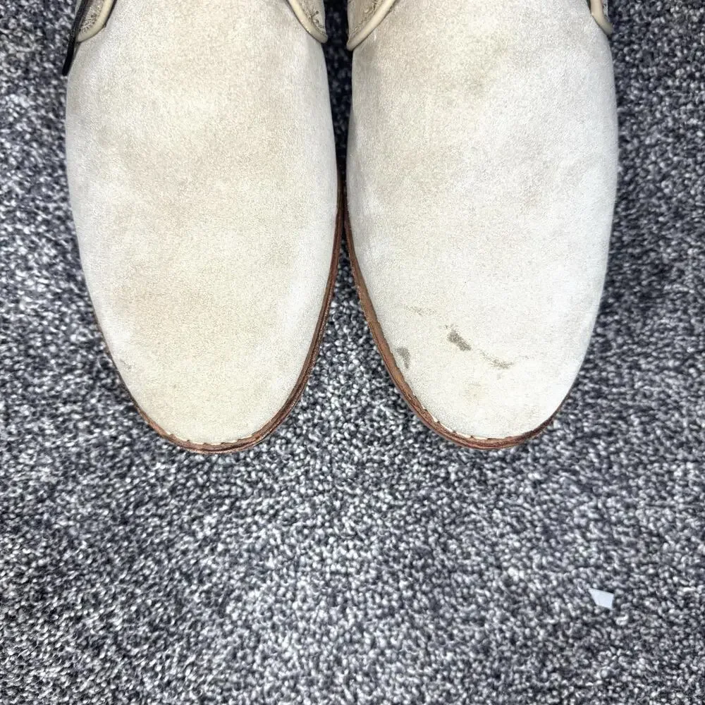 Allen Edmonds Suede Chukka Boots Mens 10 D Tan Sand Anorak Leather Sole 2226 USA